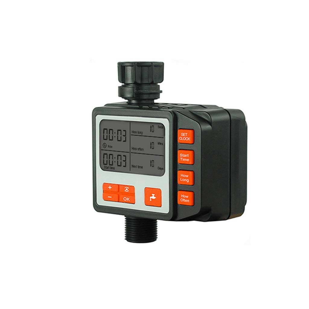 Automatic Watering Timer for Garden - Electronic Irrigation Controller with LCD Display | Smart Plant Watering System for Lawns, Potted Plants & Greenhouses