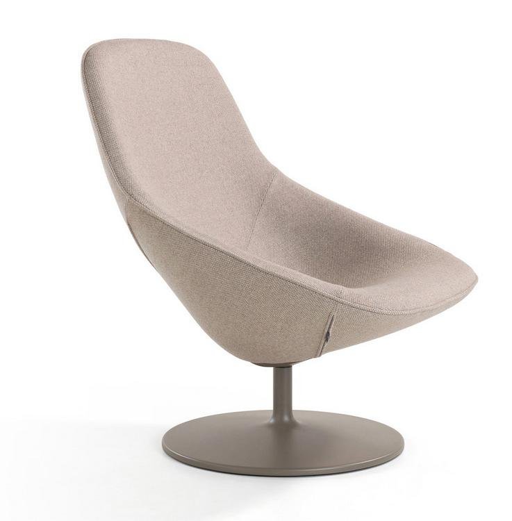 Artifort Pala Giro Lounge Chair - Modern Swivel Accent Chair for Living Room, Bedroom & Office - Comfortable Mid-Century Design with 360° Rotation