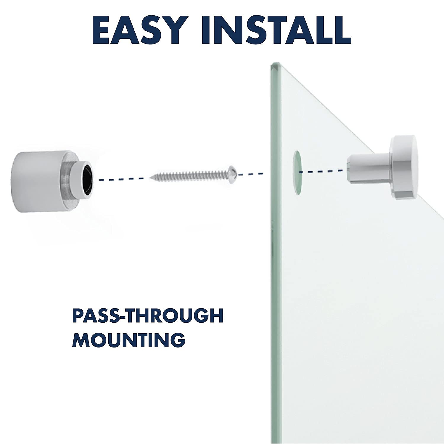 Quartet G3624W Frameless Glass Whiteboard - 3