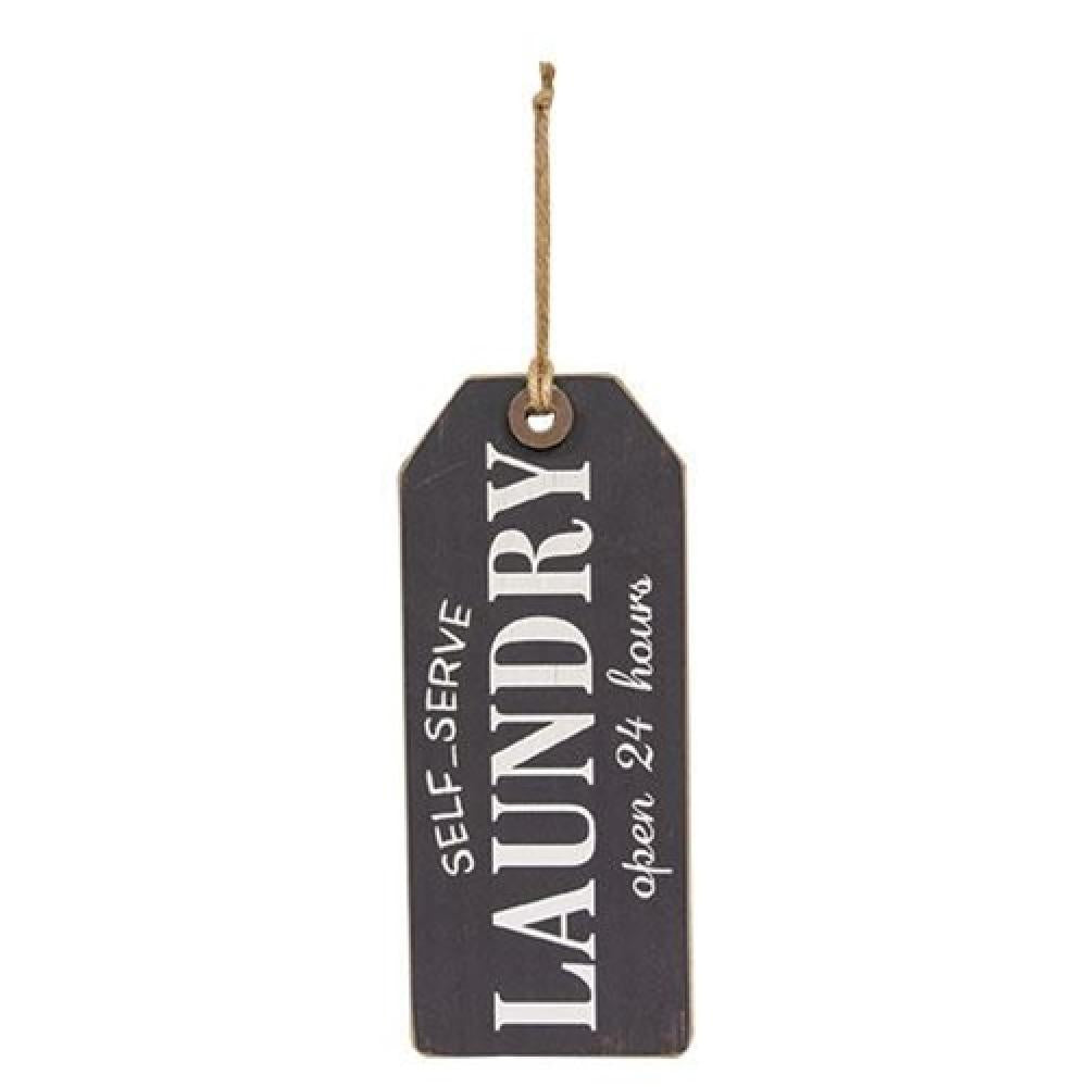 24/7 Self-Service Laundry Wooden Sign - Perfect for Laundromats, Home Laundry Rooms & Commercial Spaces