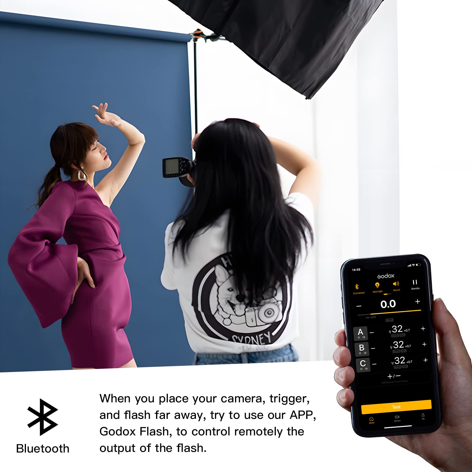 Godox XProII-F TTL Wireless Flash Trigger Transmitter for FUJIFILM Cameras - 2.4G HSS up to 1/8000s, Bluetooth Control, Hotshoe Lock, 16 Groups & 32 Channels - Perfect for Studio Photography, Outdoor Shoots & Event Coverage