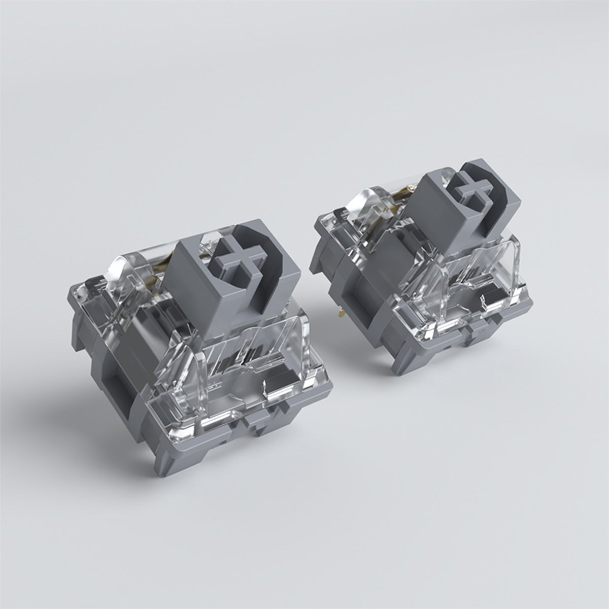 Akko CS Silver Switches - 45 Pack Linear Mechanical Keyboard Switches for Gaming & Typing | Smooth & Quiet | Compatible with Most Mechanical Keyboards | Perfect for Office, Gaming & Programming
