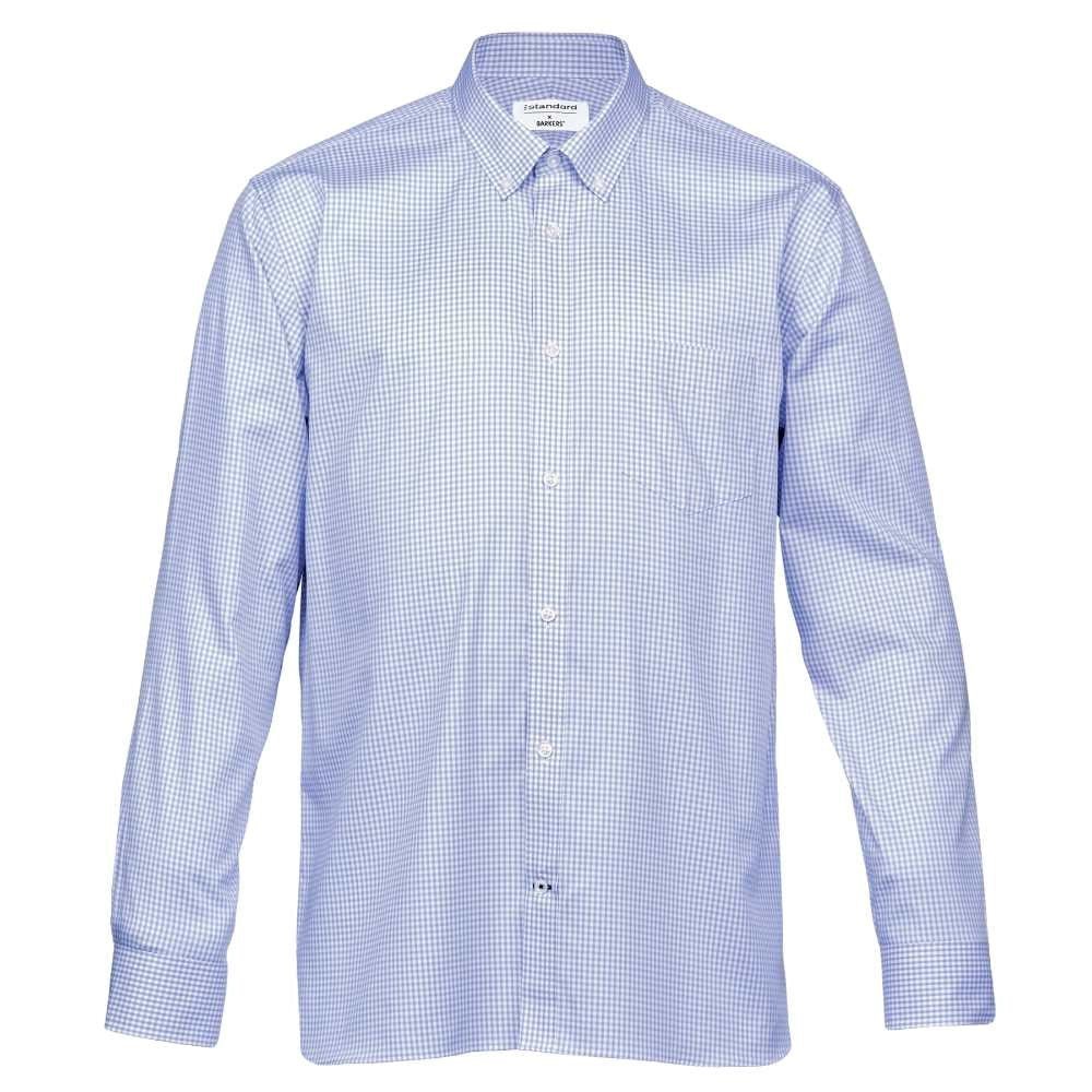 Barkers Hudson Check Shirt for Men - Classic Plaid Button Down Shirt - Casual & Office Wear - Perfect for Work, Date Night & Outdoor Activities