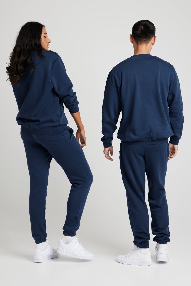 INSPORT Unisex Alaska Navy Crew Sweatshirt - Comfortable & Stylish Pullover for Men & Women - Perfect for Casual Wear, Outdoor Activities & Gym Workouts