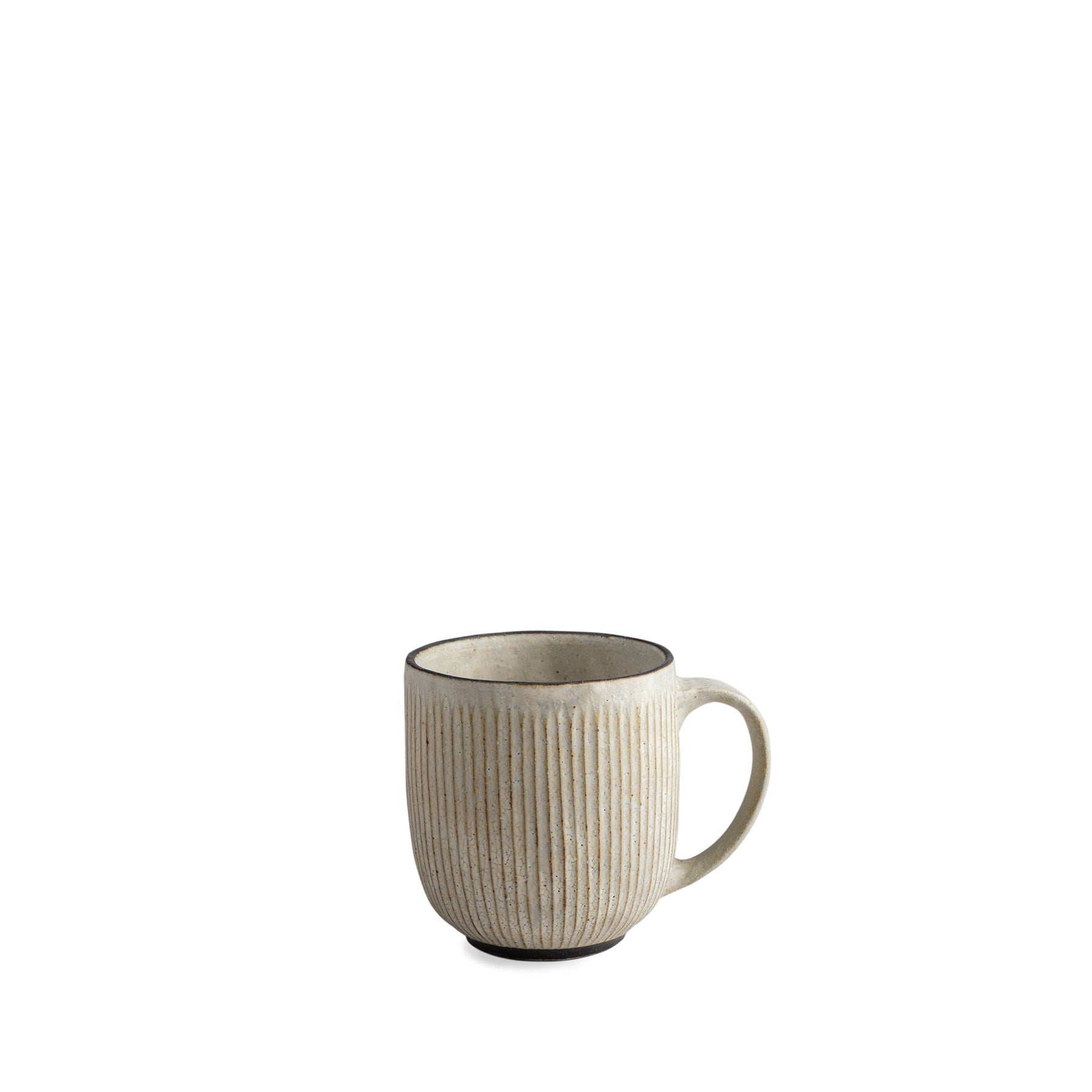 19oz Large Pleated Ceramic Coffee Mug - Elegant Textured Design for Home, Office & Gifts - Perfect for Hot & Cold Beverages
