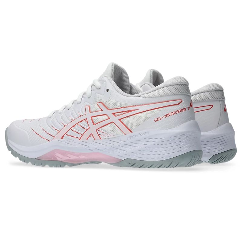 ASICS GEL Netburner 21 D WIDE Women's Netball Shoes - Comfortable Court Sneakers for Volleyball, Badminton & Indoor Sports