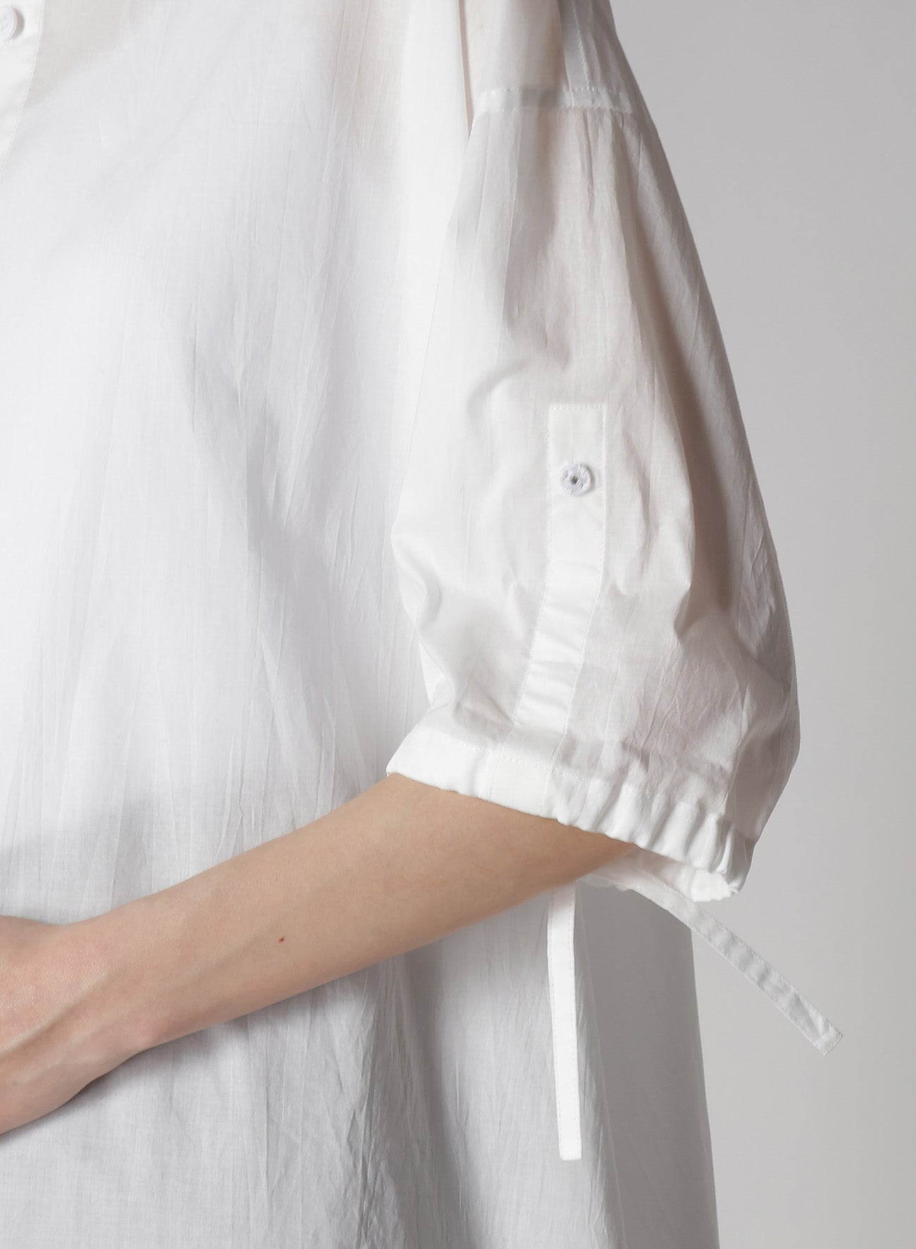 Soft Cotton Lawn Half Sleeve Blouse for Women - Breathable Rolled Up Casual Top for Summer Outfits, Office Wear & Date Nights