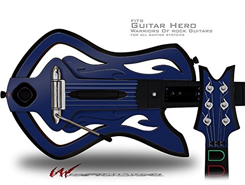 Warriors of Rock Guitar Hero Decal Skin - Navy Blue Solids Collection | Protective Vinyl Sticker for Guitar Hero Controllers (Guitar Not Included) | Perfect for Gaming Setups & Customization