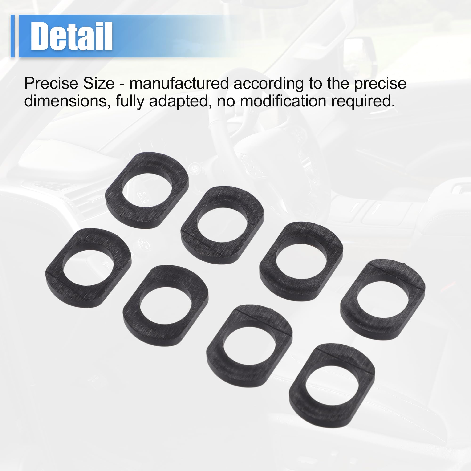 uxcell 8pcs Power Seat Track Repair Kit - Replacement Bushings for Dodge Chrysler Jeep No.5011119AA/5016605AA - Fix Loose Wobbly Car Seats for Smooth Adjustments