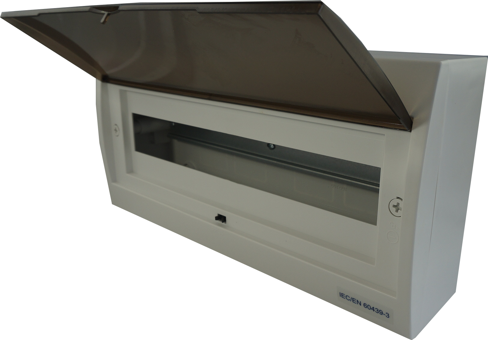DP18 18-Module Compact Distribution Board - ABS/PC Panel Mount Enclosure with Terminal Block, Neutral Bar & DIN Rail (IP40 Rated) - Ideal for Home Automation, Industrial Control Panels & Electrical Distribution Systems