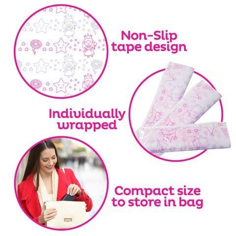 **40-Pack XL Disposable Princess Toilet Seat Covers for Toddlers - Individually Wrapped Travel Potty Liners for Girls & Boys - Perfect for Potty Training, Daycare, and Public Restrooms**