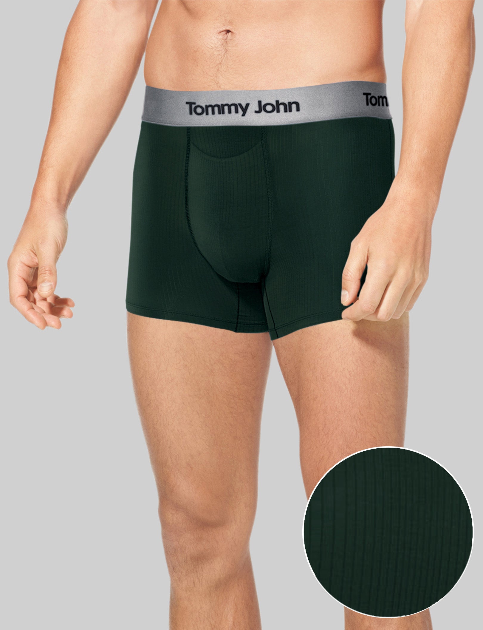 Second Skin Luxe Rib Trunk 4-Pack - Ultra Soft Men's Underwear for All-Day Comfort | Perfect for Workout, Lounge & Everyday Wear