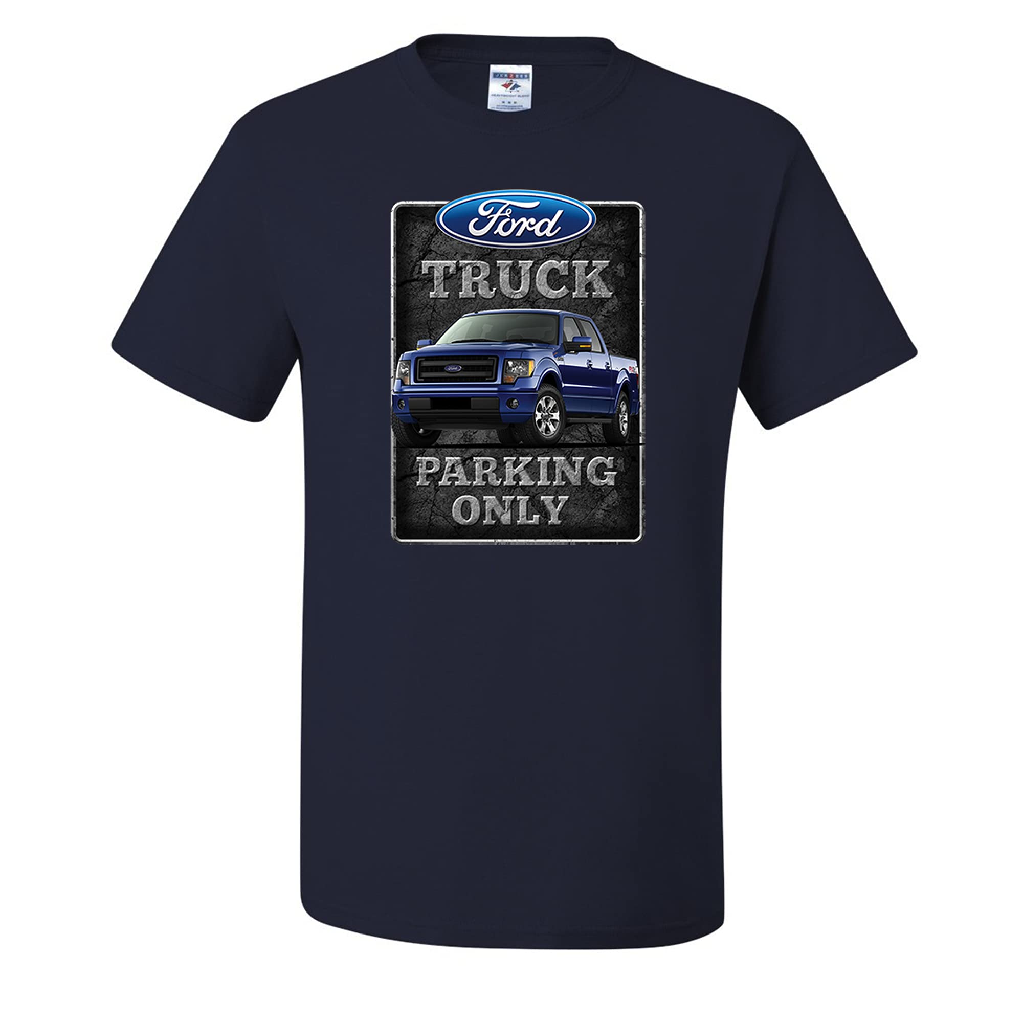 Official Licensed Ford F-150 Truck Parking Only Sign T-Shirt - Perfect Gift for Ford Truck Owners & Enthusiasts - Ideal for Car Shows, Garages, and Ford Fan Events