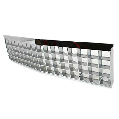 Chrome Plastic Front Grill Grille Assembly for 1982-1987 Chevy Caballero & El Camino - Perfect for Restoration Projects & Classic Car Shows