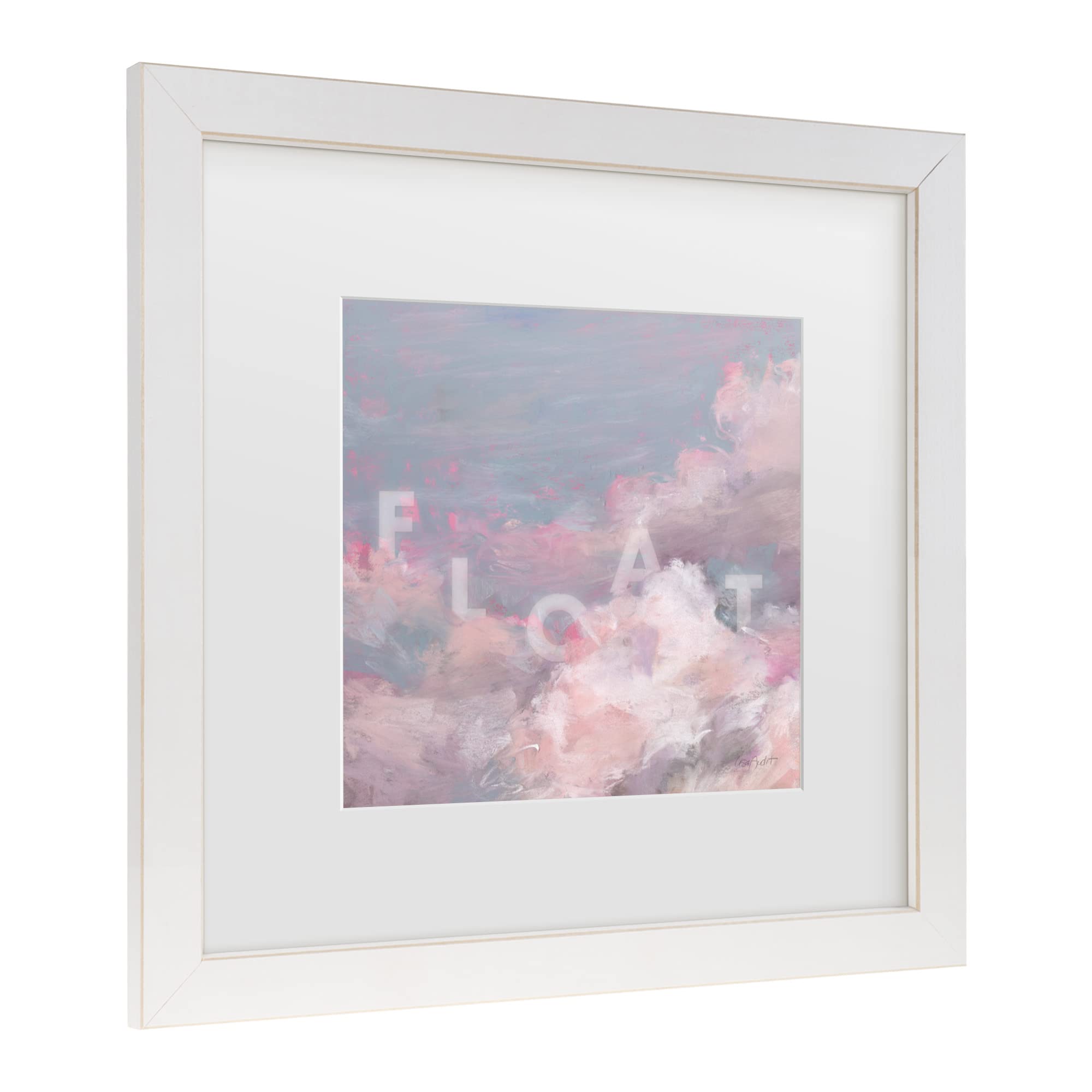 Lisa Audit 'Daydream Pink 05' Floral Canvas Wall Art Print - Modern Pink Flower Painting for Living Room, Bedroom & Office Decor