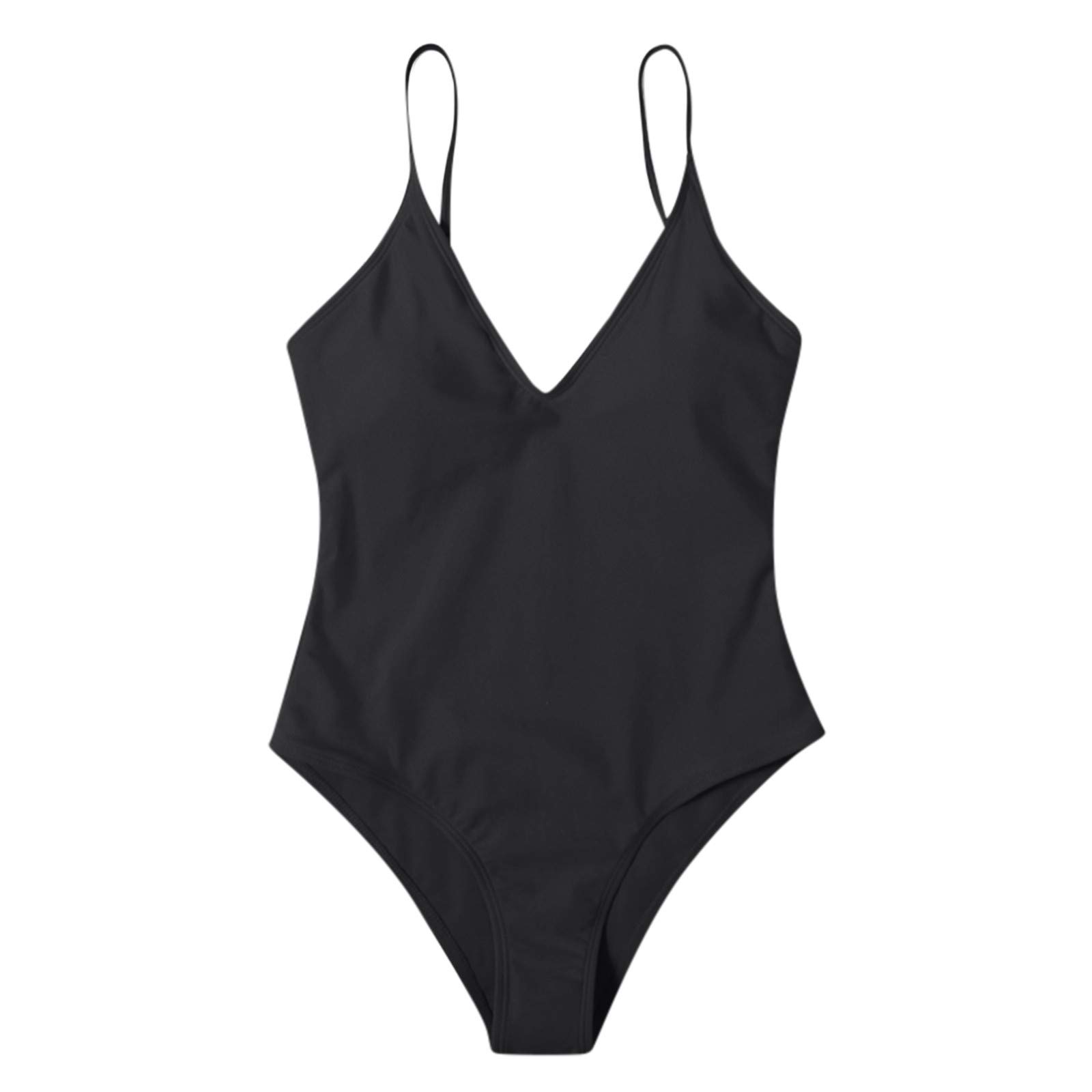 Sexy One-Piece Swimsuits for Women - Summer Halter Bikini & Tankini Swimsuit Set - Solid Color Bathing Suits for Beach, Pool & Vacation