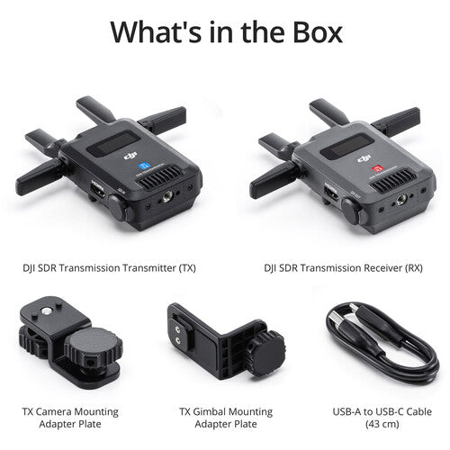 DJI SDR Transmission Combo - Professional Wireless Video Transmission System for DJI Drones (Inspire 3, Matrice 30/300) - Perfect for Aerial Photography, Live Broadcasting & Industrial Inspections