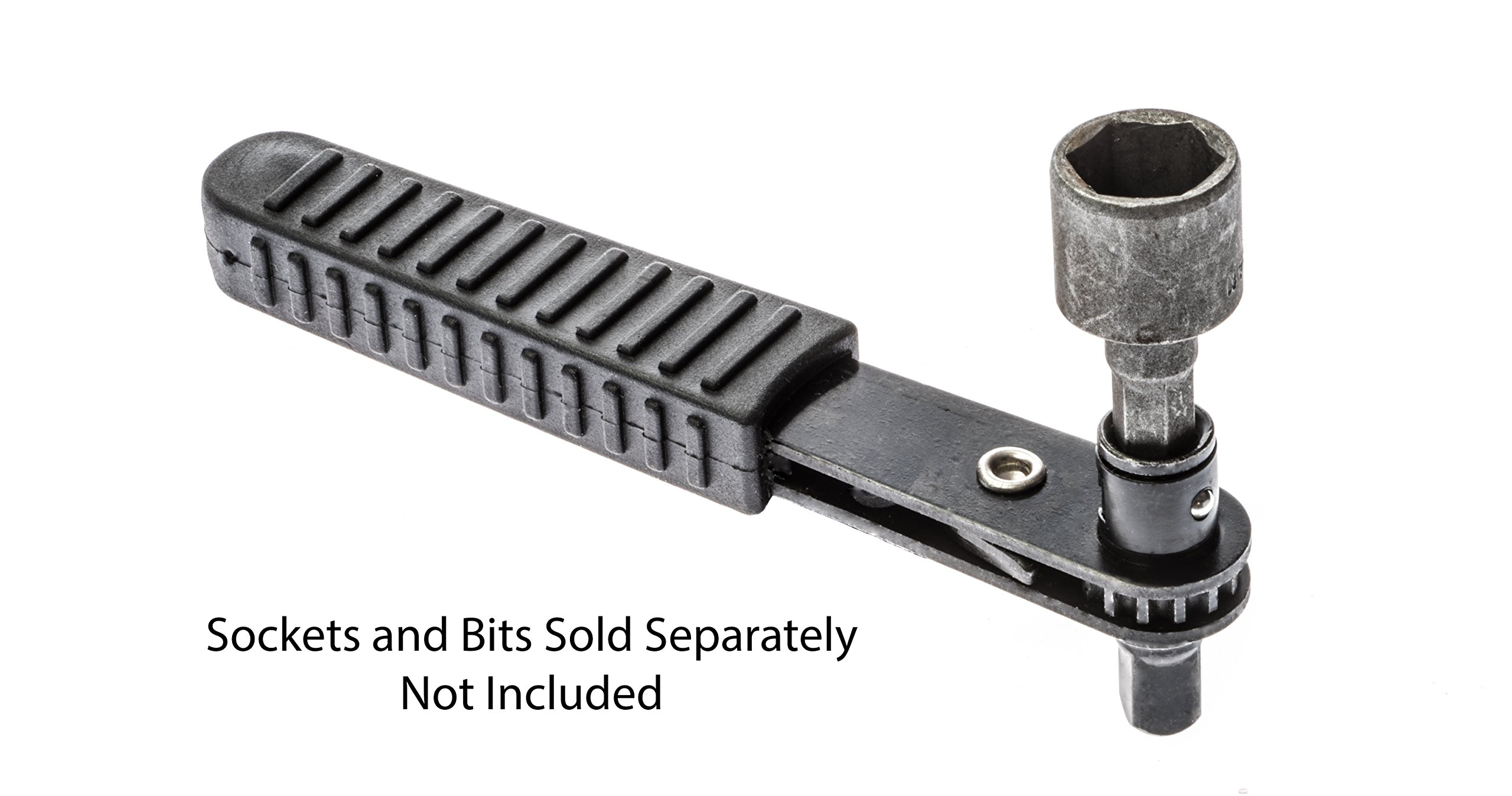 SE Reversible Ratchet Wrench 4-1/2 Inch Black (7575SD-BULK) - Premium Hand Tool for Automotive Repair, DIY Projects & Home Maintenance
