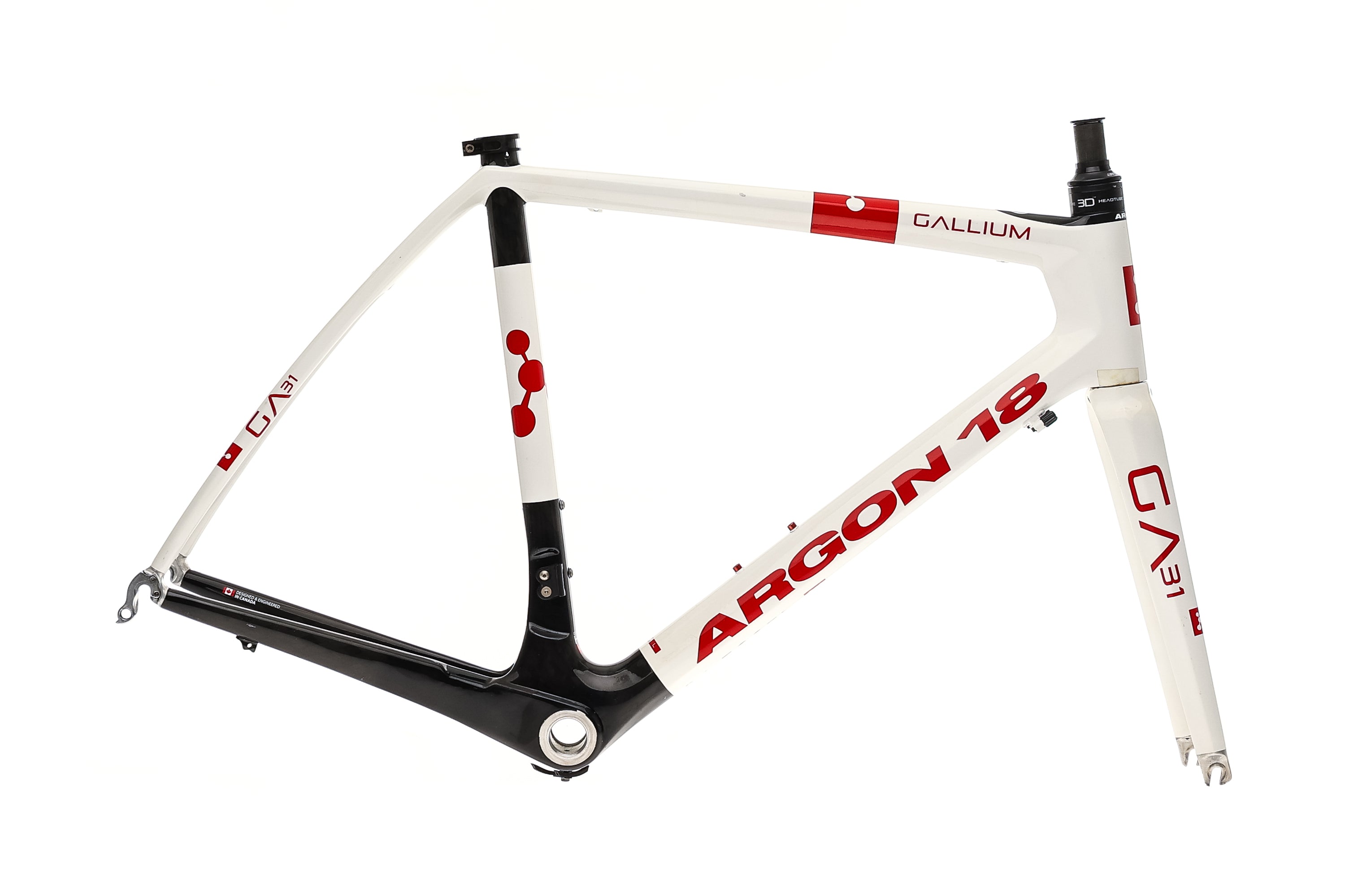 Argon 18 Gallium Large Frameset - Premium Carbon Road Bike Frame for Racing & Endurance - Perfect for Competitive Cyclists & Long-Distance Riders