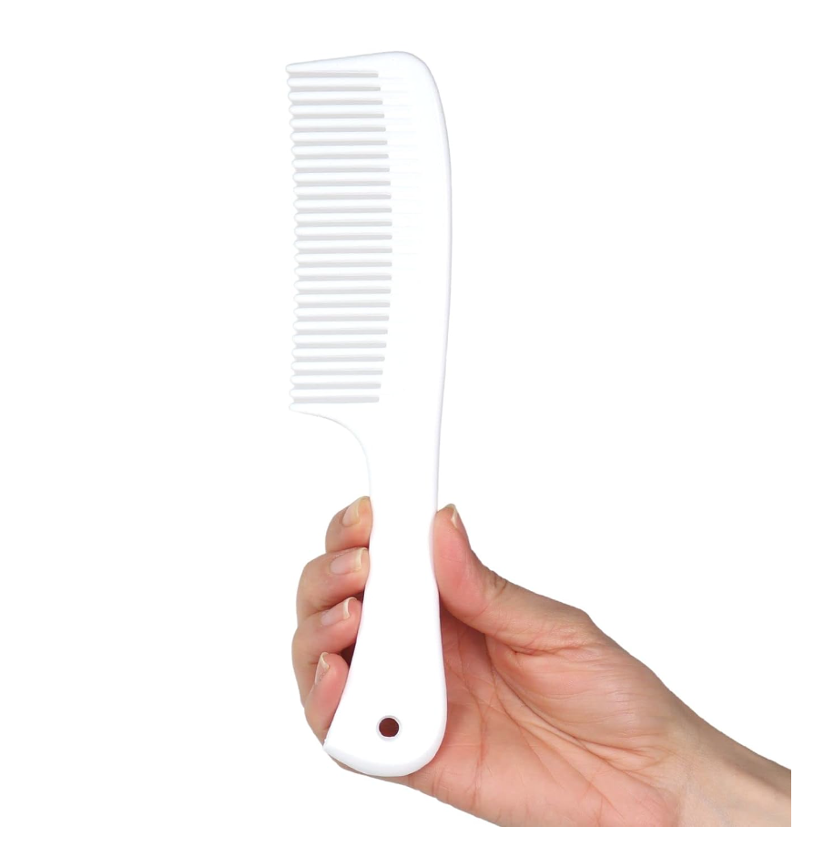 Allegro Comb 1004 Wide Tooth Detangling Hair Comb for Women - Gentle Styling Tool for Curly, Thick & Wet Hair - Perfect for Salon, Travel & Home Use