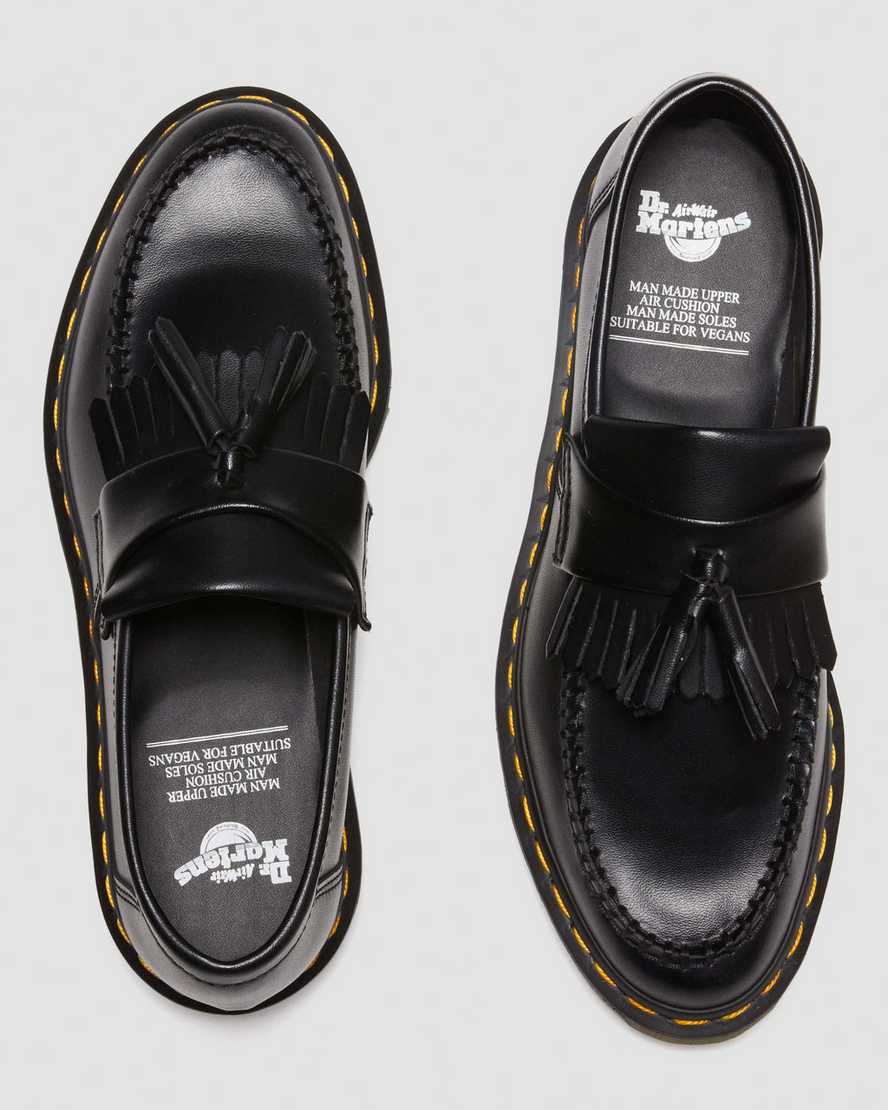 Dr. Martens Vegan Adrian Felix Tassel Loafers - Stylish & Comfortable Vegan Leather Shoes for Men | Perfect for Office, Casual Wear & Formal Occasions