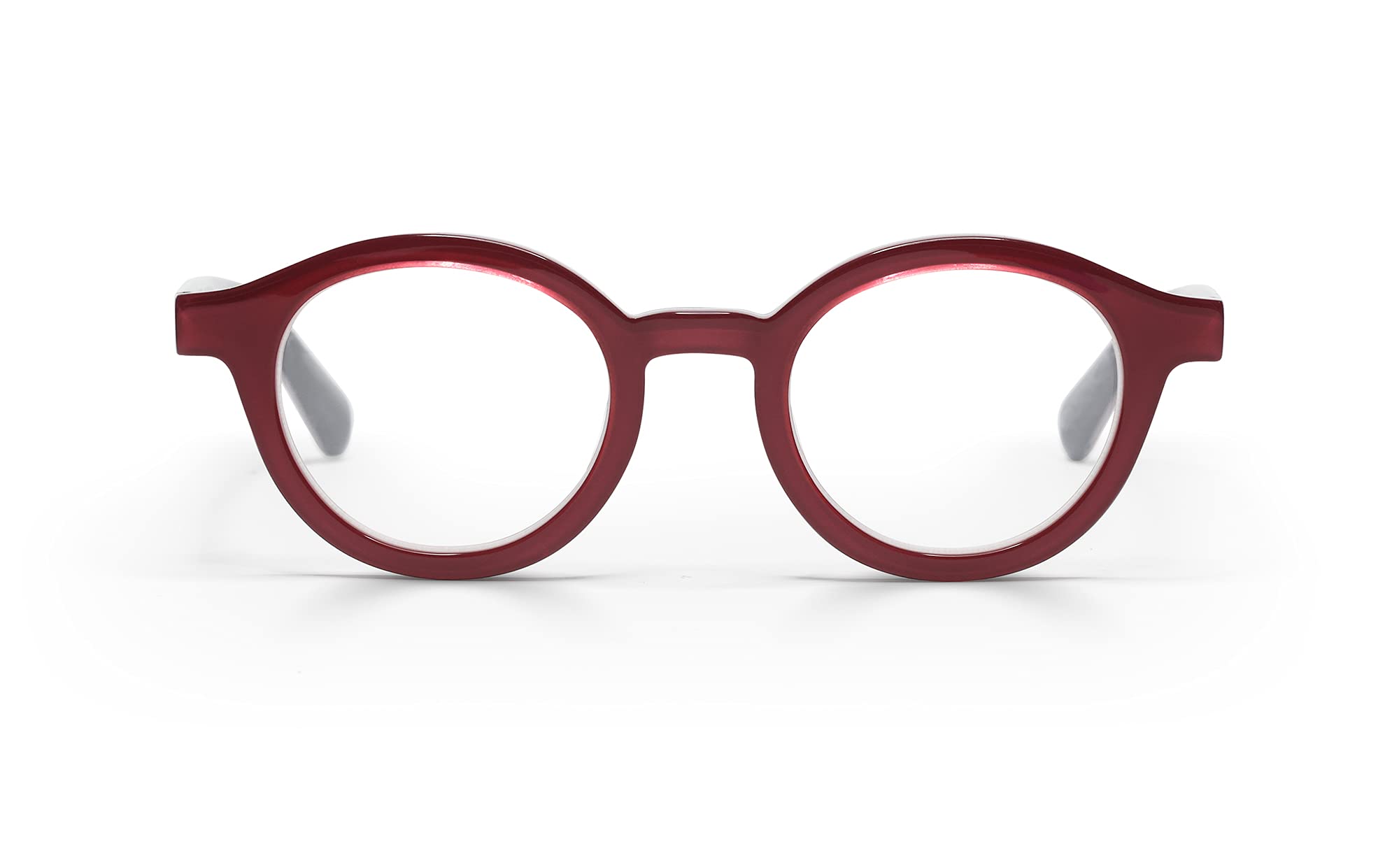 Eyebobs TV Party Average Reading Glasses - Premium Round Eyewear for Men & Women | Comfortable Frame for Average Faces | Perfect for Reading, Computer Work & TV Watching