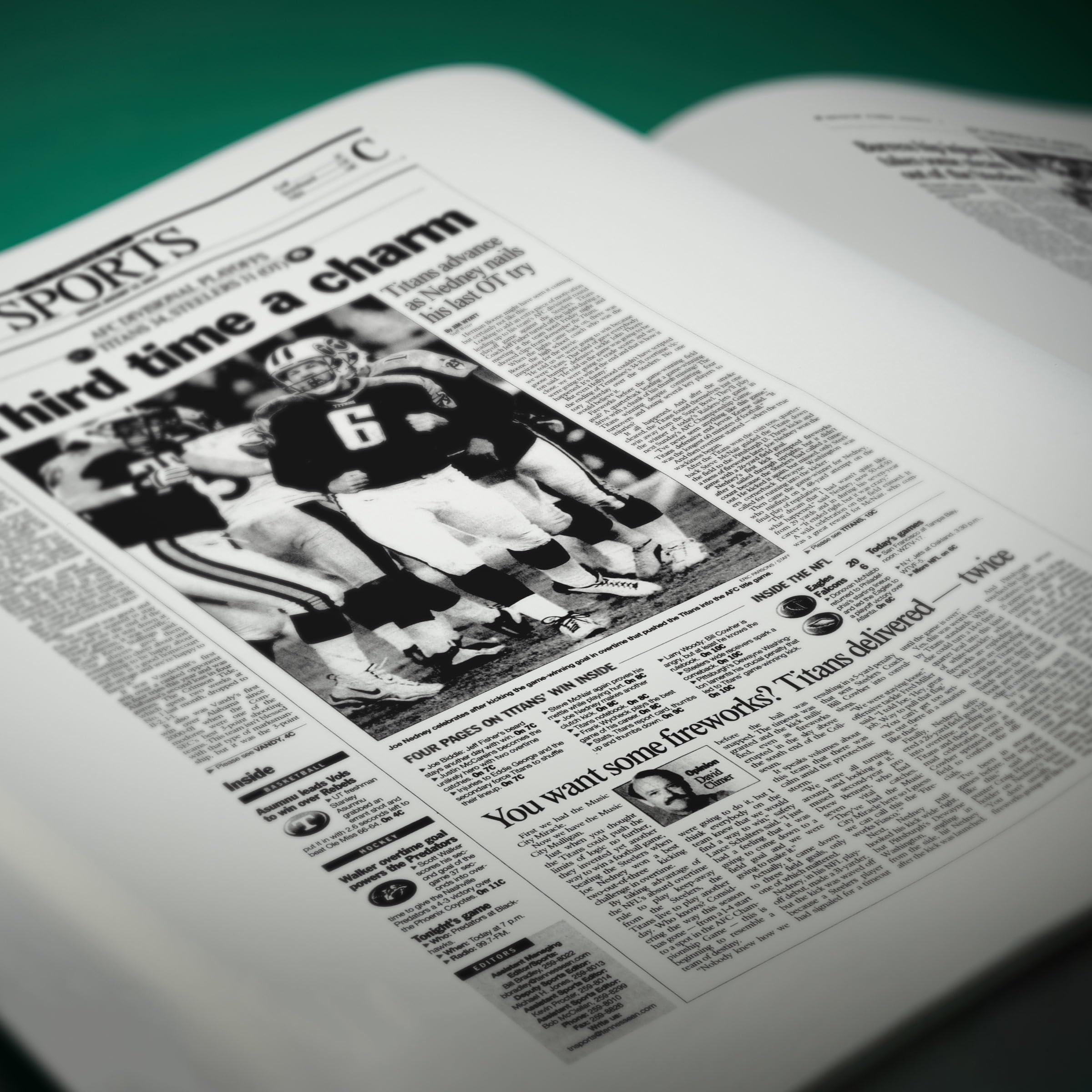 Personalized Football History Book - Custom Gold Foil Embossed Name - Unique Sports Fan Gift Idea - NFL Memorabilia with Newspaper Archive Coverage - Perfect for Father's Day, Birthday & Anniversary Gifts for Football Lovers