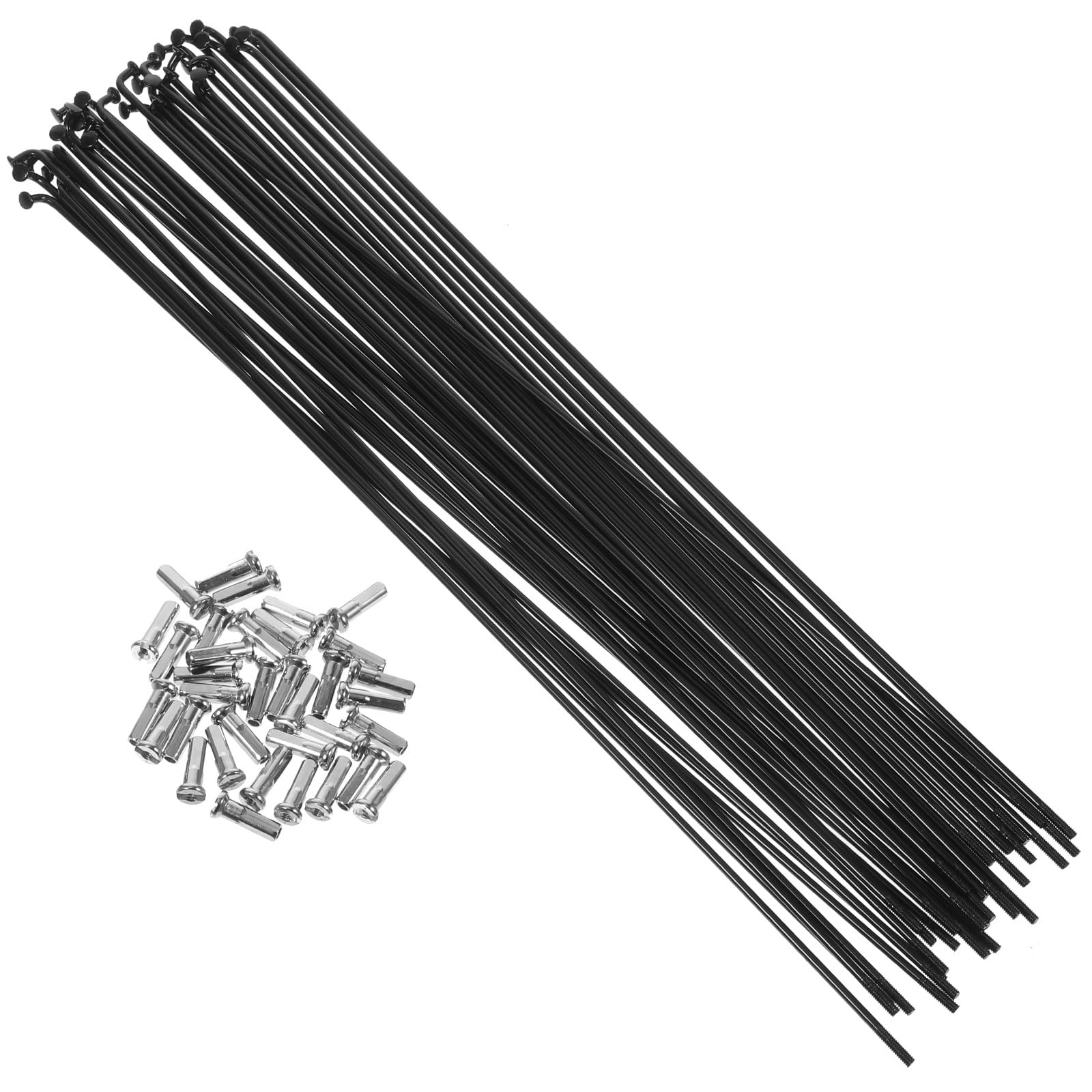 36Pcs 14G J Bend Bicycle Steel Spokes - 260mm Replacement Spokes for Mountain Bike & Road Bike - Durable Bike Wheel Spokes for Cycling Maintenance & Repair