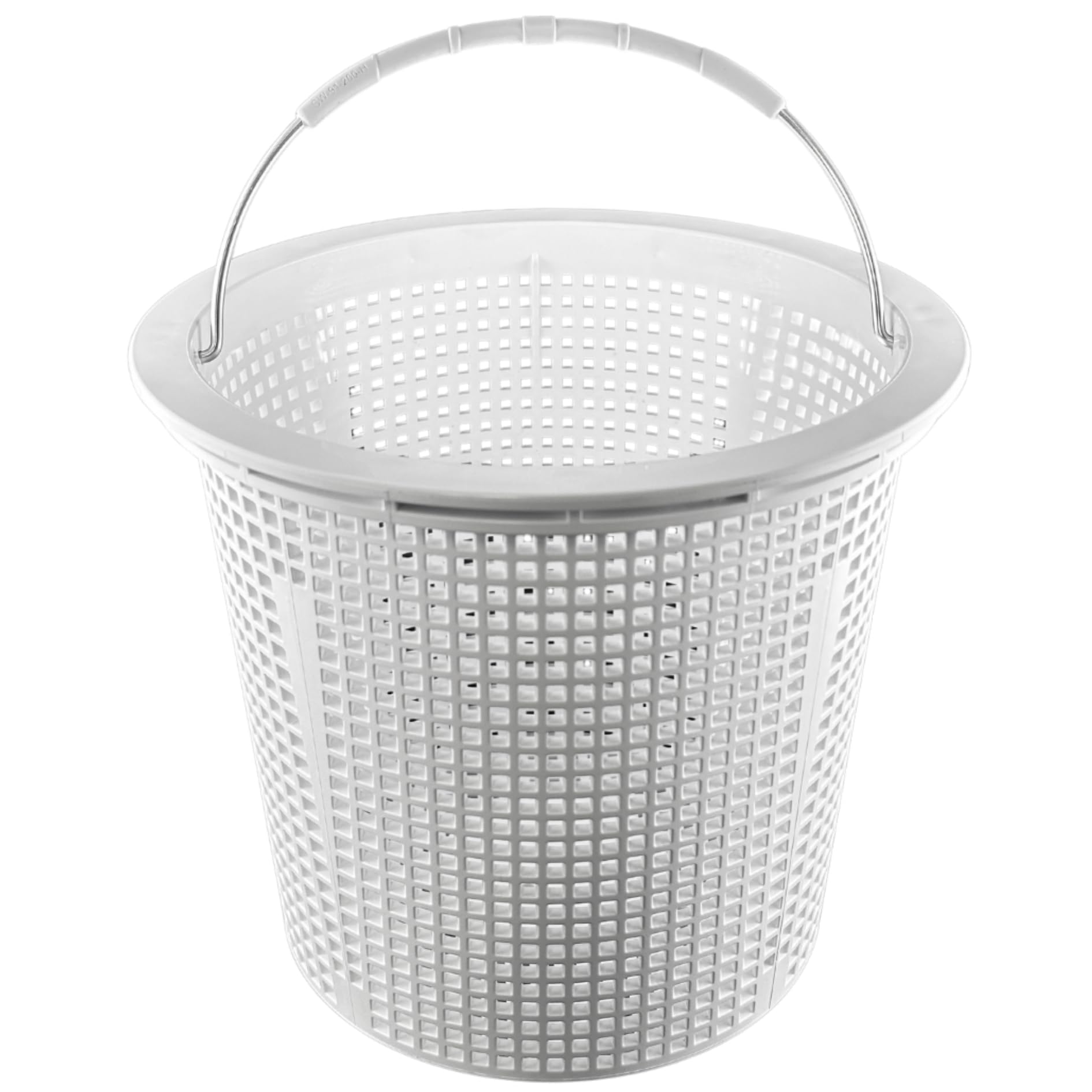 Pentair Skimmer Basket Replacement - 8 Inch Stainless Steel Pool Skimmer Basket Compatible with Pentair 85014500 & S200 Models | Durable 316 Stainless Steel Handle with Rubber Grip | Built-in Brass Weight for Stability | Perfect for In-Ground & Above-Ground Pool Maintenance