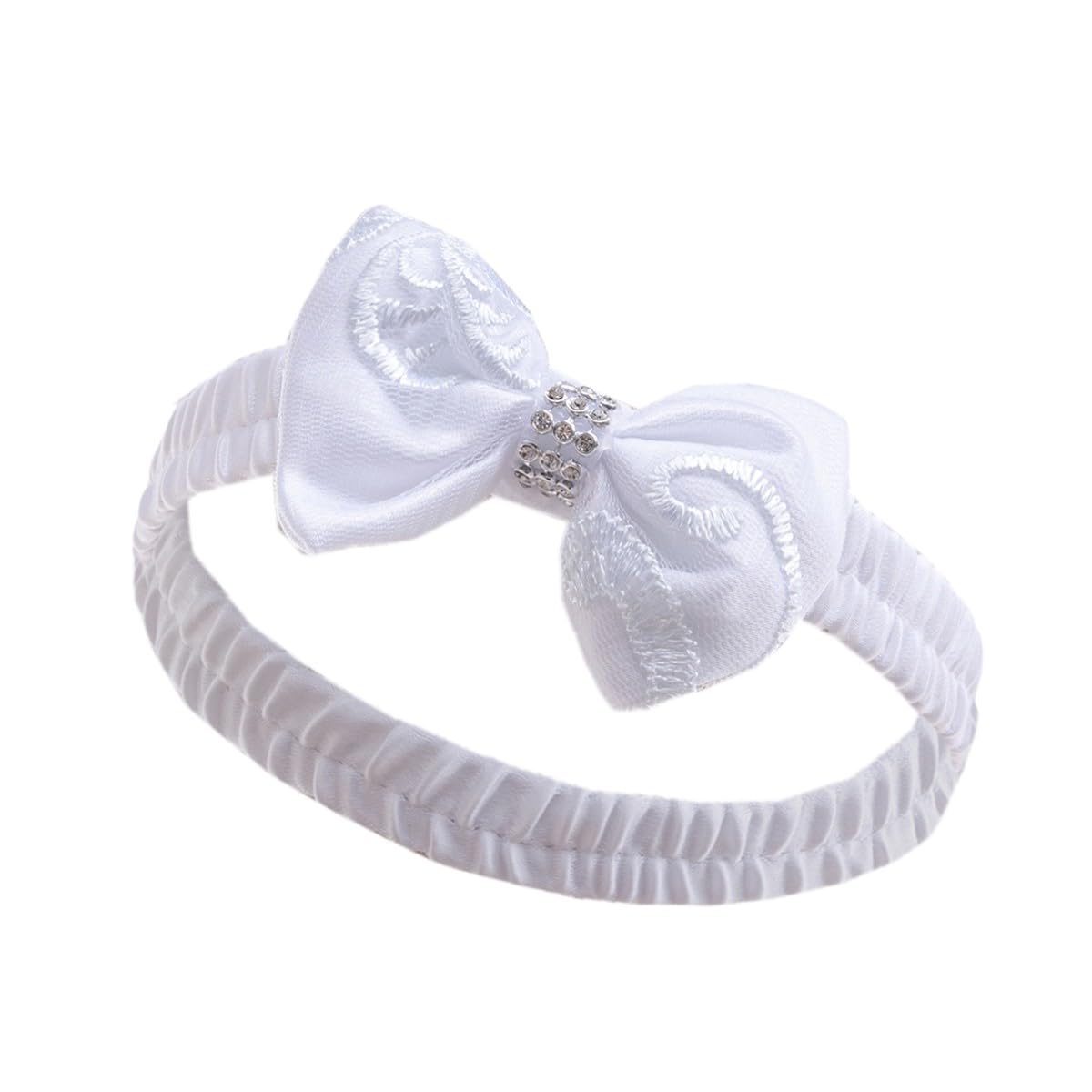 Baby Girl Christening Tutu Gown - Princess Baptism Dress with Bow Headband for Wedding, Birthday & Party | Perfect for First Communion, Easter & Special Occasions