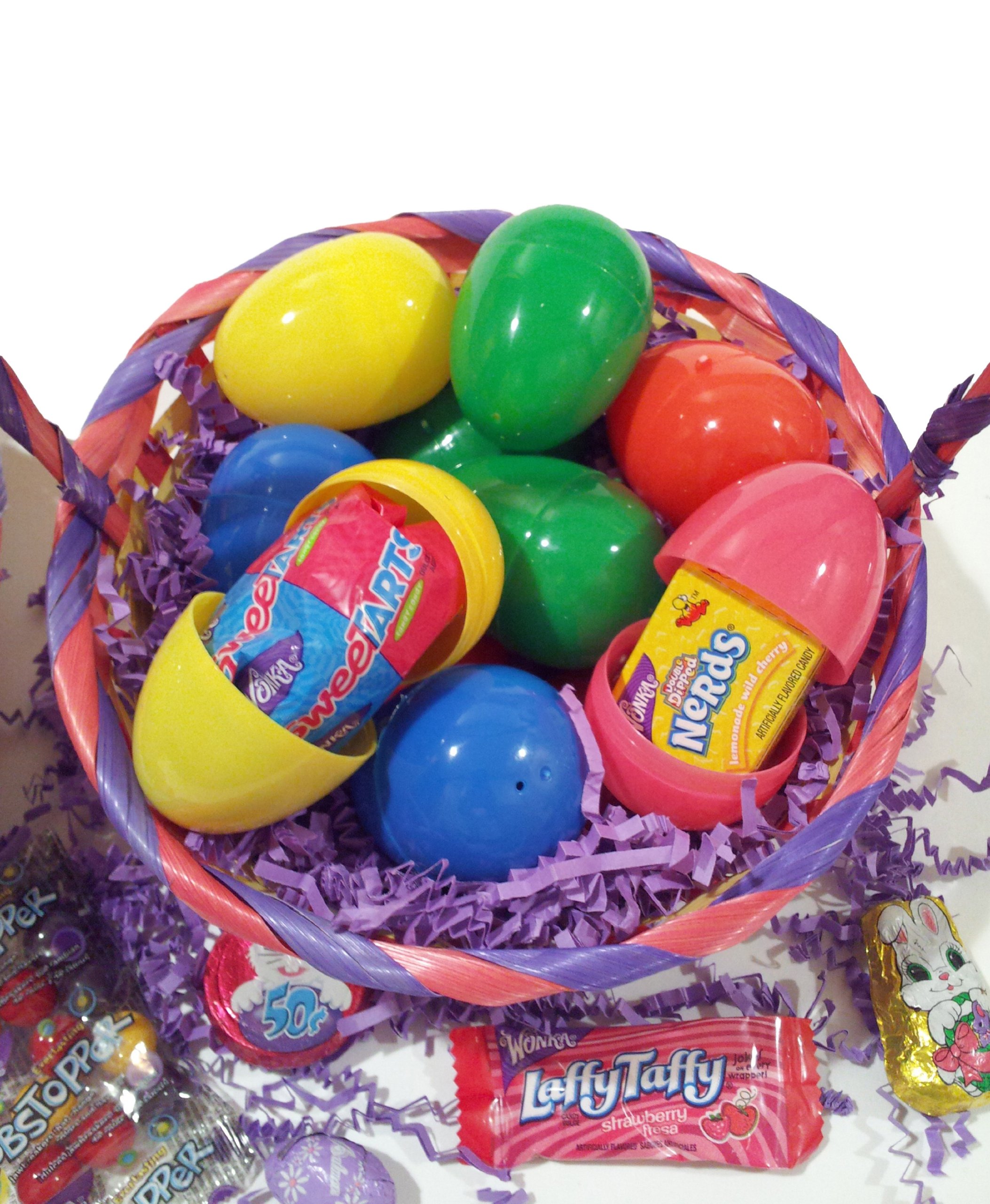 125 Bulk Pre-Filled Solid Easter Eggs for Easter Egg Hunt - Assorted Candy Chocolate & Small Toys - Perfect for Kids Party, Classroom Activities & Holiday Events