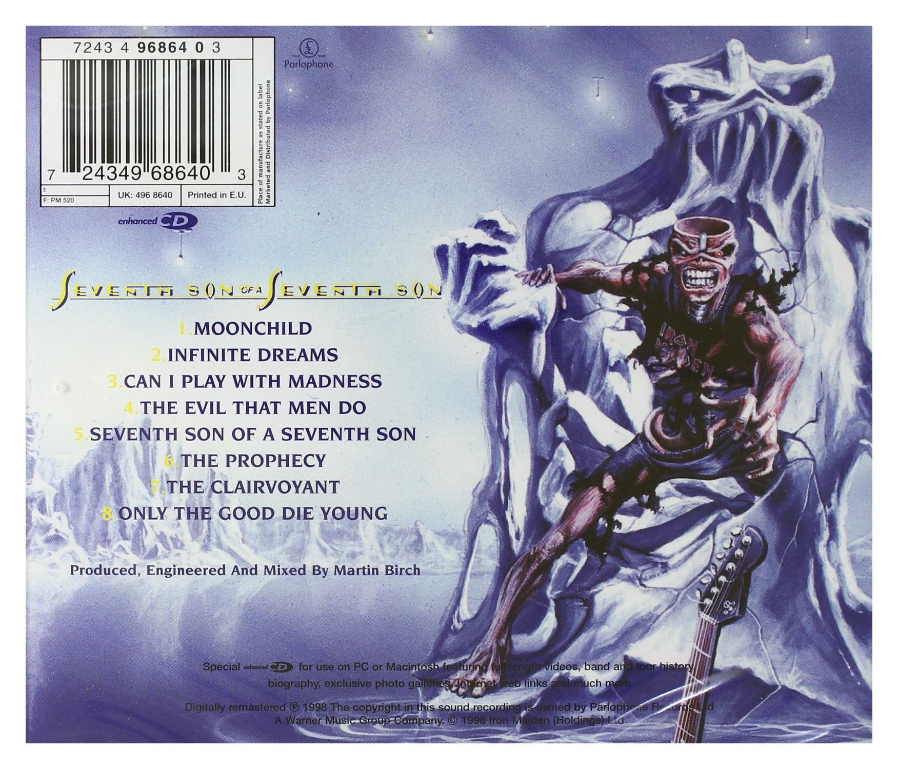 Iron Maiden - Seventh Son Of A Seventh Son (Remastered) | Heavy Metal Vinyl Record | Perfect for Collectors & Music Enthusiasts
