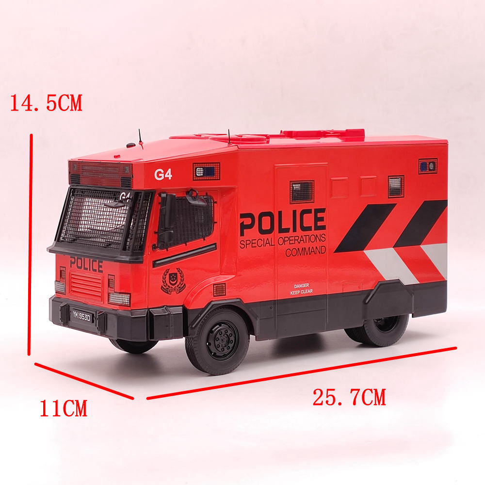 IXO 1/24 Scale Singapore Police Force SPF/SOC Tactical Vehicle Diecast Model Car - Limited Edition Collectible Toy Gift for Adults & Kids - Perfect for Display, Collection & Role Play Scenes