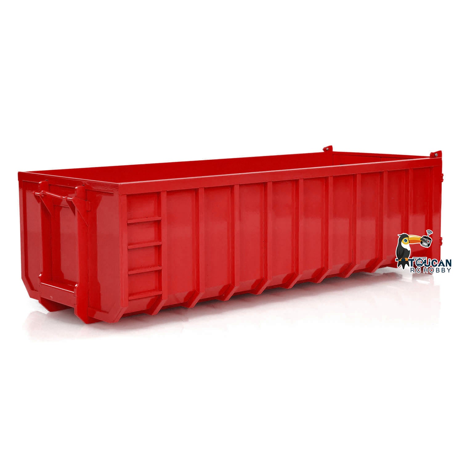 1/14 Scale Painted U-Shaped Short Bucket for 10x10 Hydraulic RC Full Dump Truck & 8x8 Radio Controlled Cars - DIY Model Parts for Construction Simulation & Off-Road Play