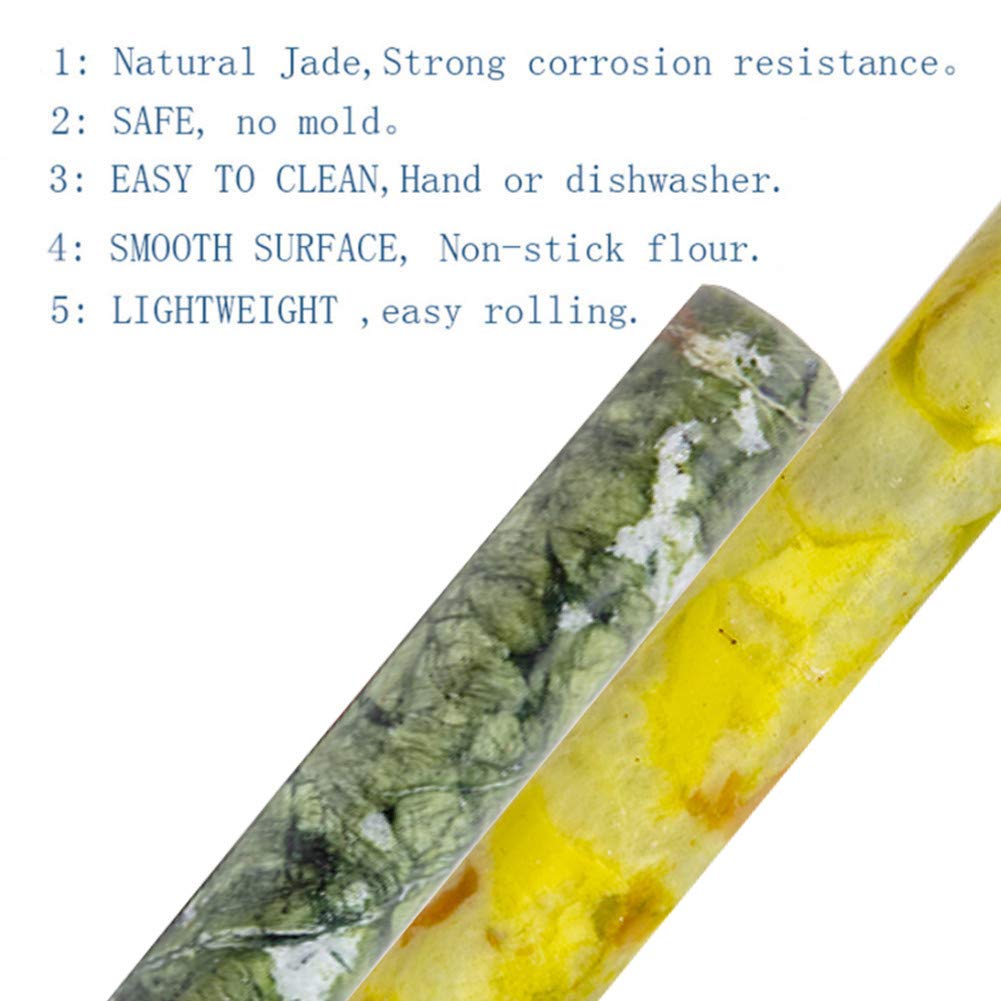 **21Cm Non-Stick Pastry Rolling Pin for Pizza, Pasta, Pie Crust, Cookies & Fondant Icing – Easy to Clean Kitchen Bakery Tool (Green) – Perfect for Home Baking, Cooking & Cake Decorating**