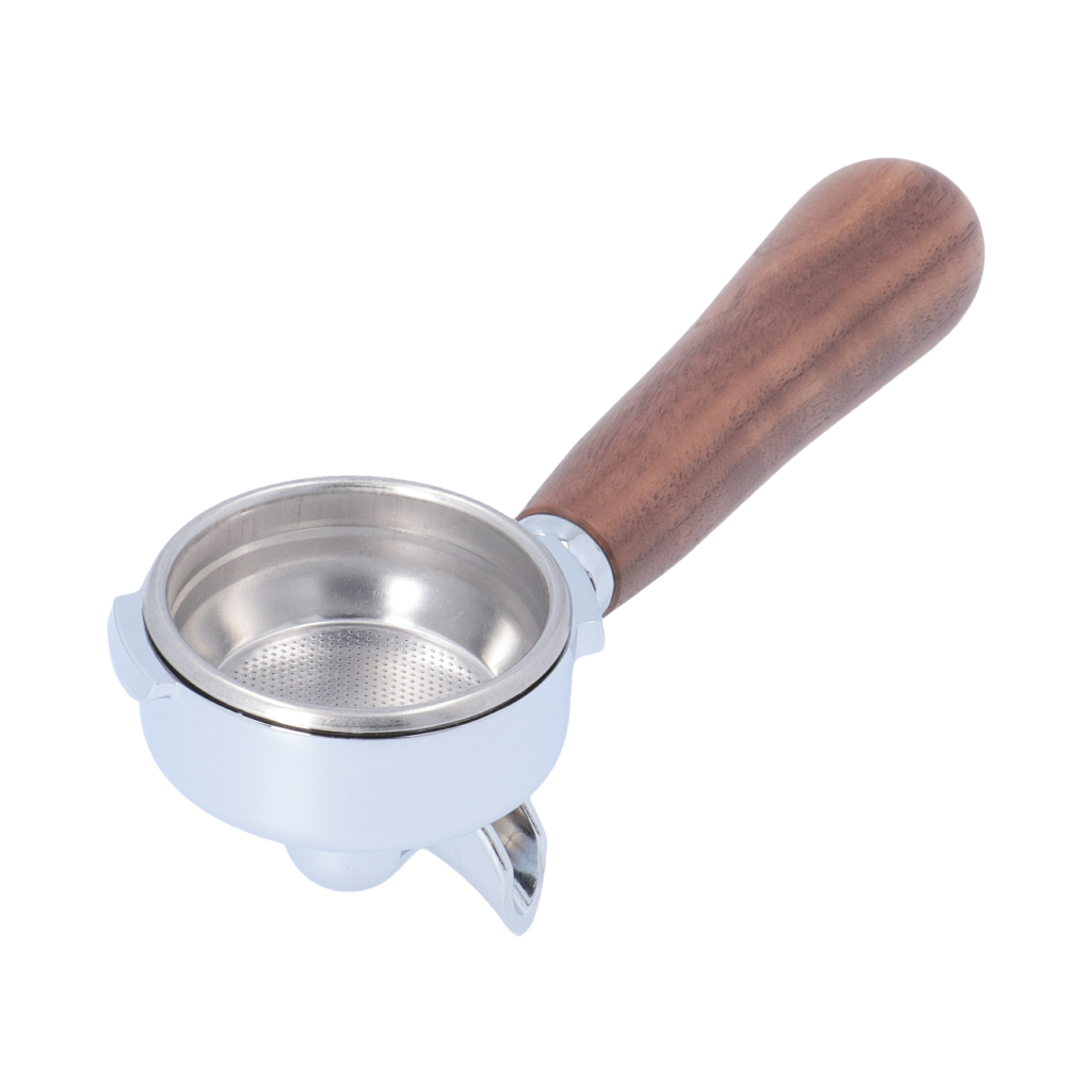 Gaggia Double Portafilter with Wood Handle - Compatible with Gaggia Espresso Machines - Perfect for Home Baristas & Coffee Shops