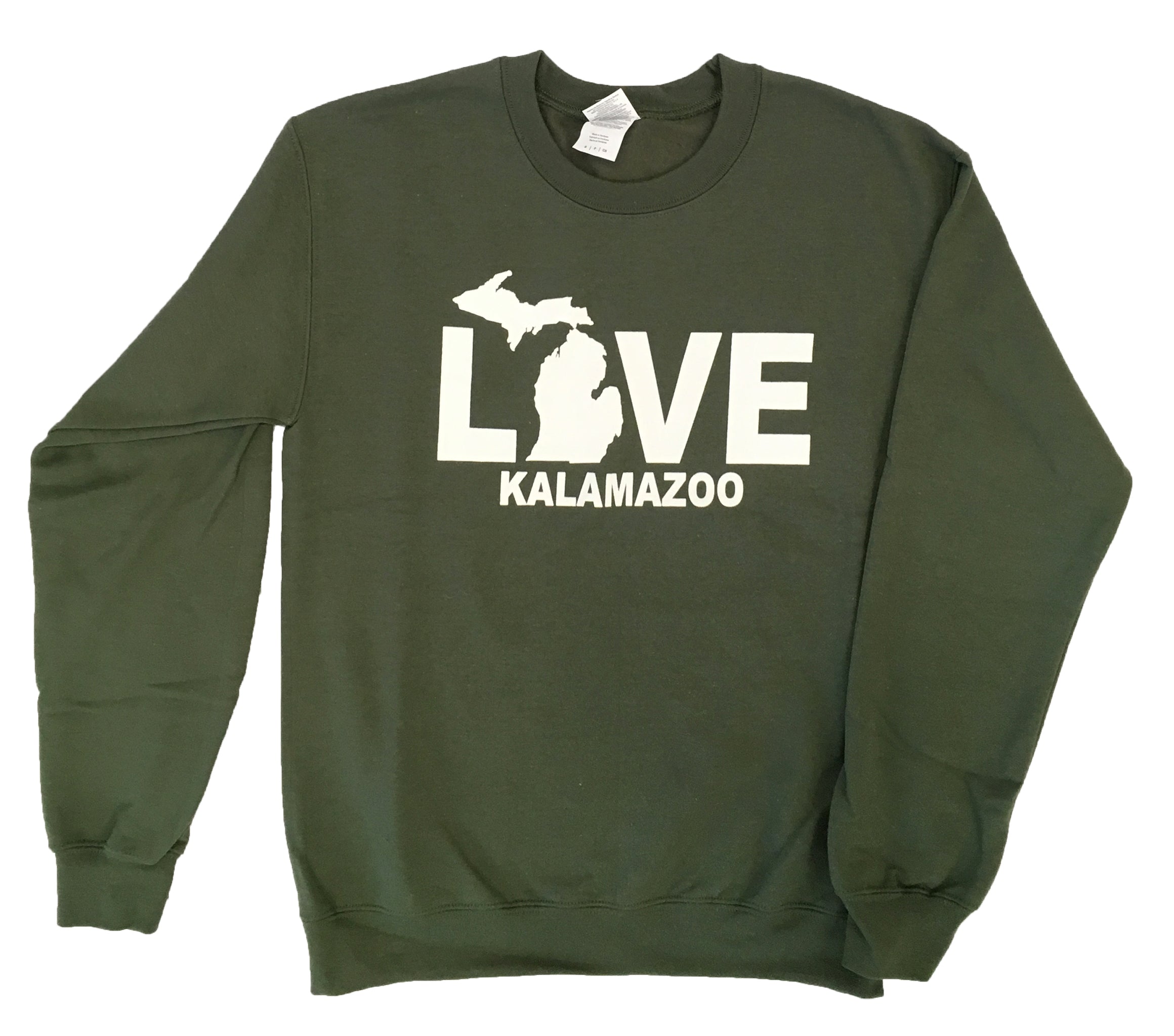 Love Kalamazoo Crewneck Sweatshirt - Cozy Unisex Pullover for Men & Women | Perfect for Casual Wear, Street Style & Loungewear
