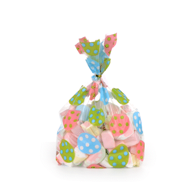 Plastic Candy Bags for Easter Eggs - 5 x 3 x 11 Inch Gusseted Treat Bags (4000 Count Bulk Box) - Perfect for Easter Candy, Party Favors & Holiday Treat Packaging