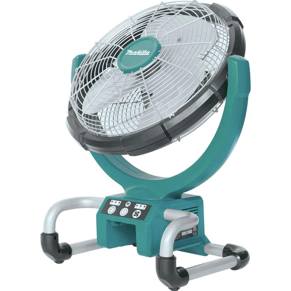 18V/AC 33cm Oscillating Fan with Timer - Perfect for Home, Office, and Outdoor Use