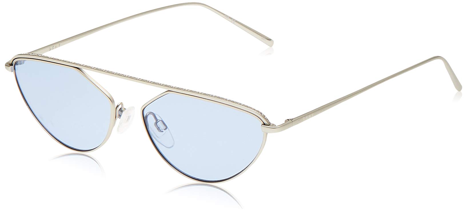DKNY Women's Dk109s Oval Sunglasses - UV Protection, Polarized, Fashionable for Outdoor Activities, Beach, Driving & Summer Style