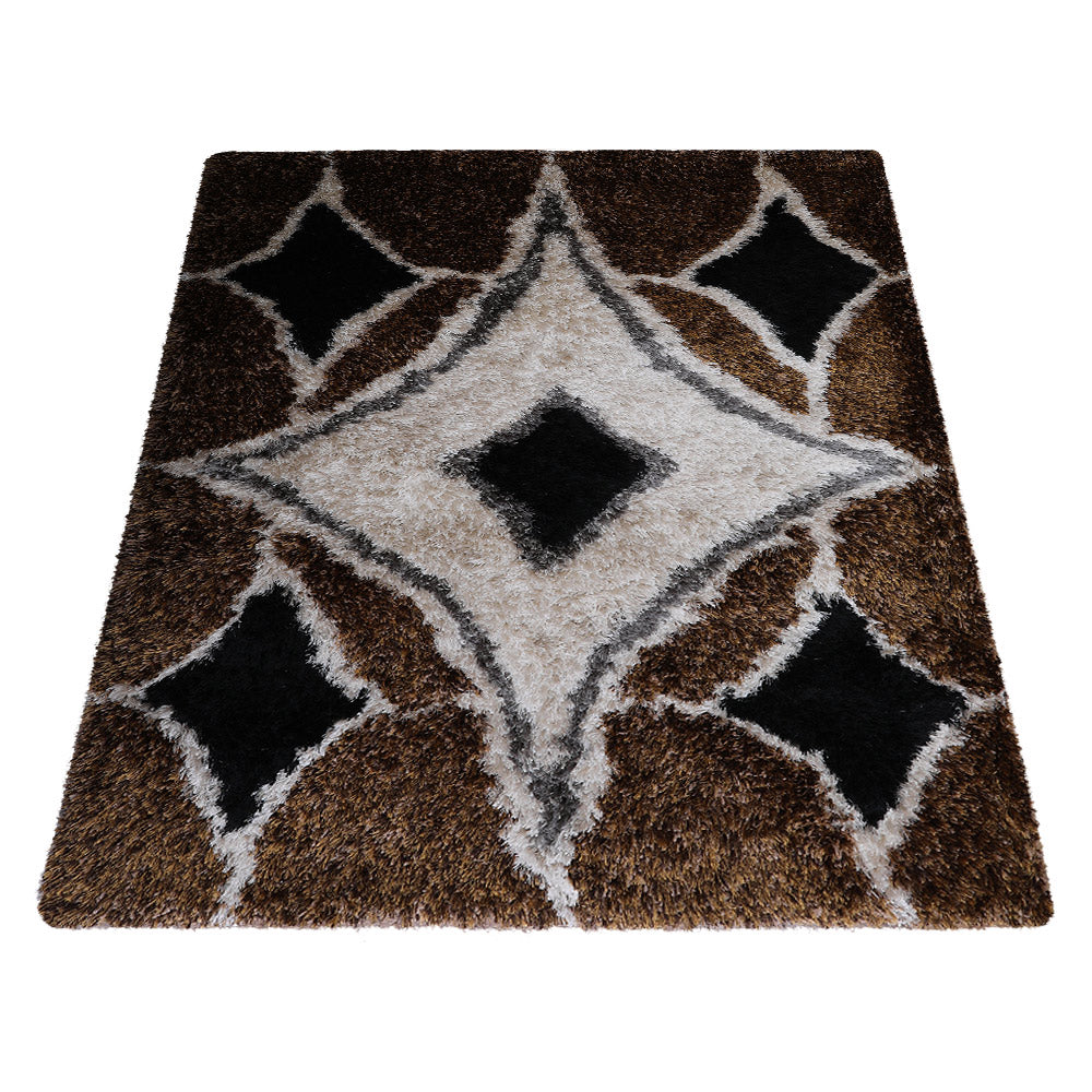 Arrowed Hand Tufted Rug - Soft Bohemian Area Rug for Living Room, Bedroom & Nursery - Non-Slip Modern Home Decor