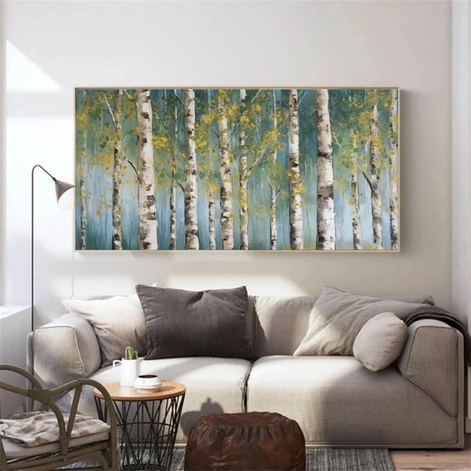 Flower and Tree Painting #FT114 - Handmade Canvas Wall Art for Home & Office Decor | Perfect for Living Room, Bedroom, or Gift