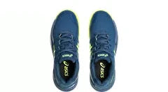 ASICS Gel Resolution 9 Junior Tennis Shoes for Boys & Girls - Mako Blue/Safety Yellow - Lightweight Court Sneakers for Junior Players - Perfect for Tennis Training & Matches