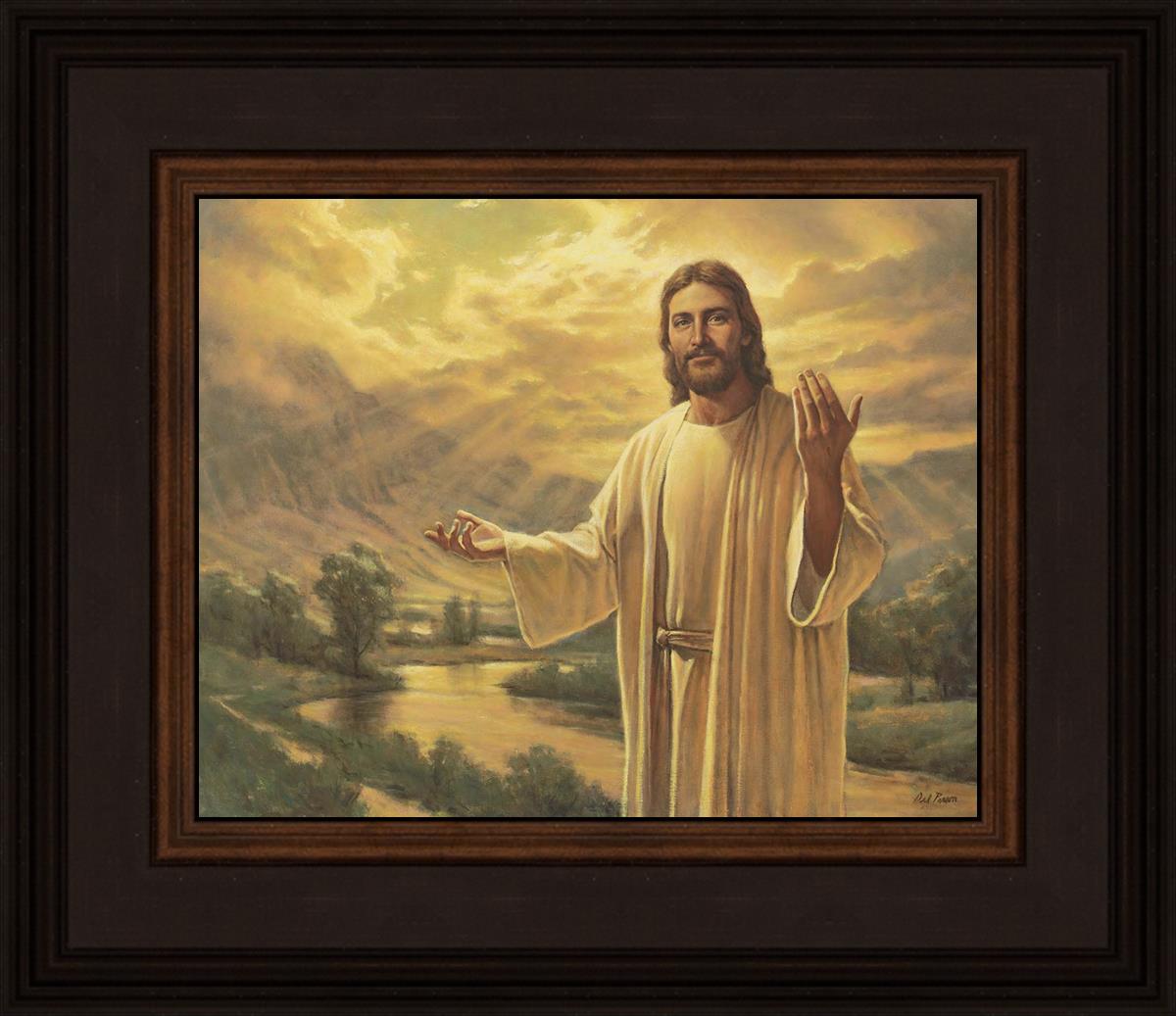 Come Follow Me By Del Parson - Inspirational Christian Wall Art for Home & Church Decor - Perfect for Living Rooms, Bedrooms & Sunday School Classrooms