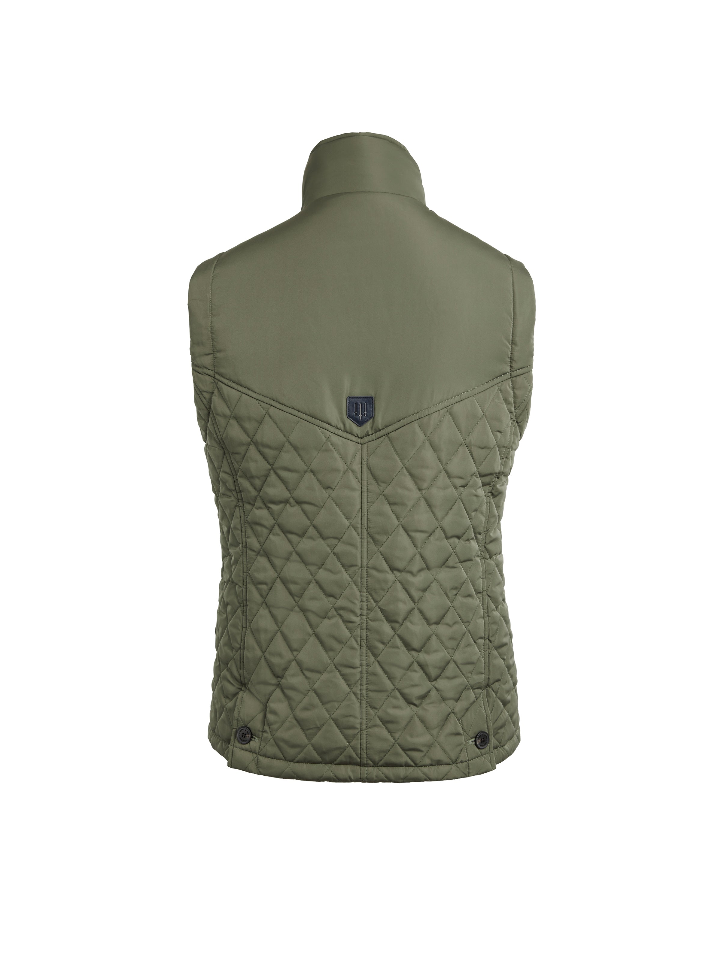 George Quilted Gilet Vest for Women - Lightweight Sage Green Puffer Vest Jacket for Fall & Winter | Outdoor Hiking, Casual Streetwear, Layering Fashion