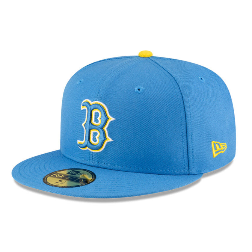 New Era 59Fifty Authentic MLB Boston Red Sox Alternate 2 Baseball Cap - Light Blue | Adjustable Snapback Hat for Men & Women | Perfect for Games, Streetwear & Sports Fans