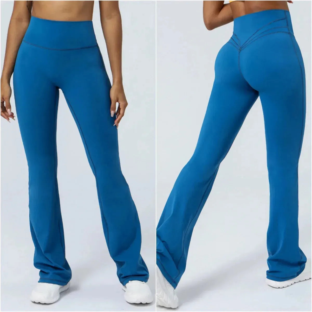Women's High Waist Yoga Pants - 4-Way Stretch Tummy Control Workout Leggings for Running, Gym & Lounge - Bootcut Flare Pants with Sweat-Wicking Fabric (Ideal for Yoga, Pilates, Dance & Everyday Wear)