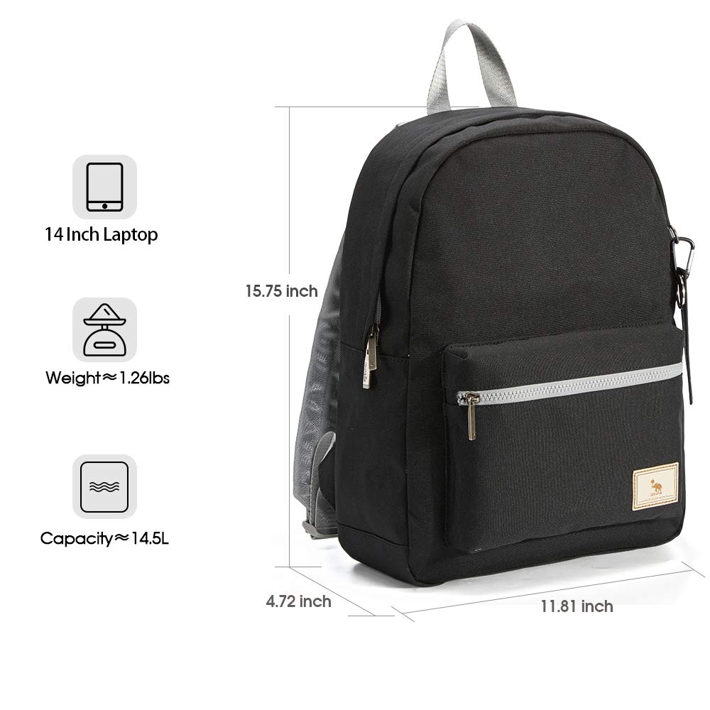 OIWAS Lightweight Casual Laptop Backpack for 13.3 Inch Notebook - Perfect for Work, School & Travel | Durable Daypack with Comfortable Straps