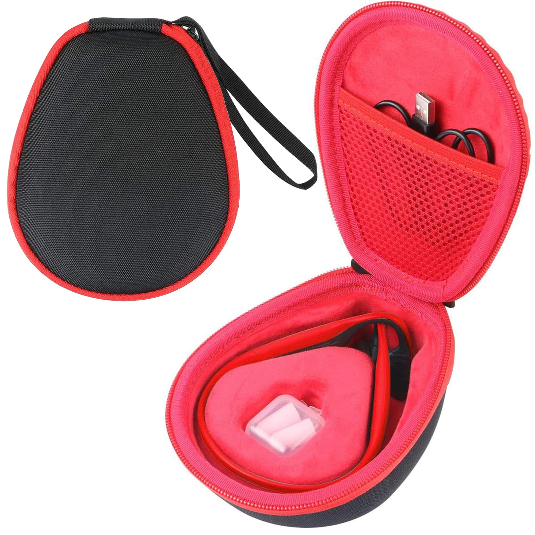 Shokz Aeropex/Air/Titanium Mini/Openmove/Openrun Pro Hard Travel Case - Durable Protective Storage Box for Open-Ear Wireless Bone Conduction Headphones - Perfect for Travel, Sports & Outdoor Activities
