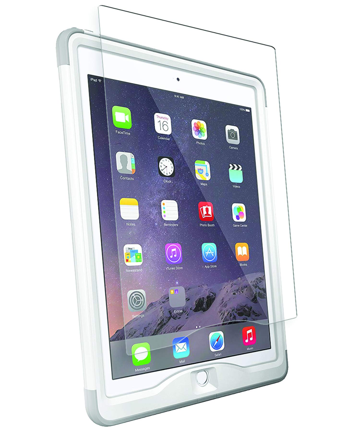 Magglass Custom Tempered Glass Screen Protector for Lifeproof Nuud Case (iPad Air 2) - Case Not Included | HD Clarity & Scratch Protection for Work & Travel